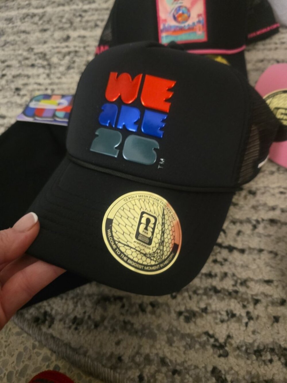 Lot 6 New Fifa World Cup Foam Trucker Cap Hat Officially Licensed NEW Mexico USA - Picture 15 of 16